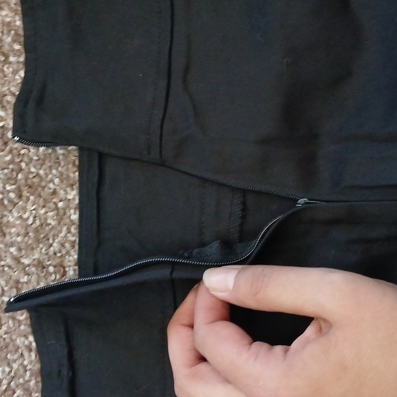 Event womens black floral cotton skirt size medium - Picture 6 of 13